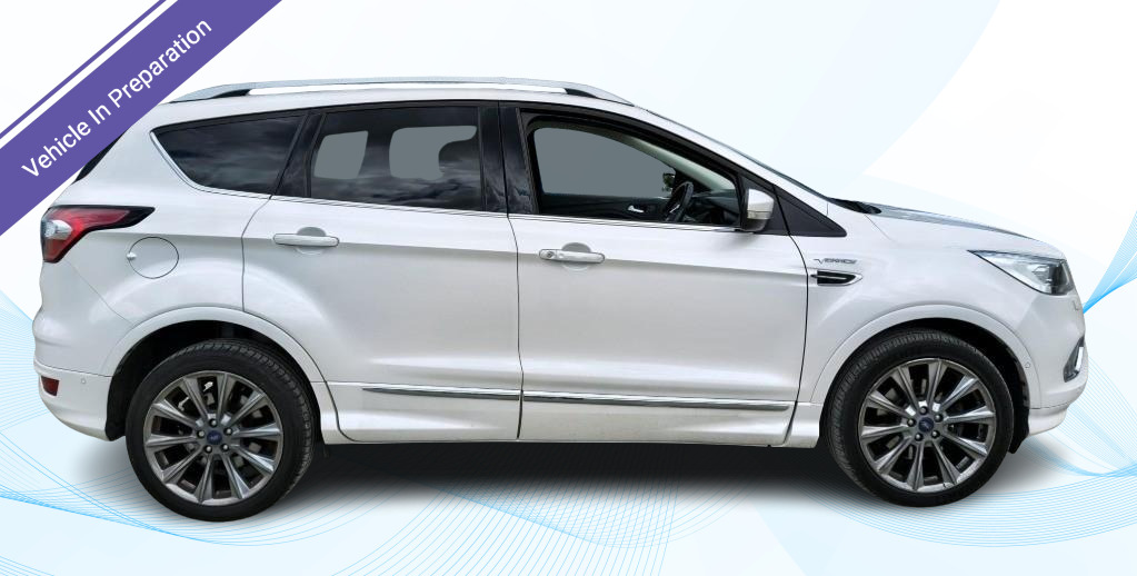 Ford Kuga 2.0 Tdci Vignale White #4