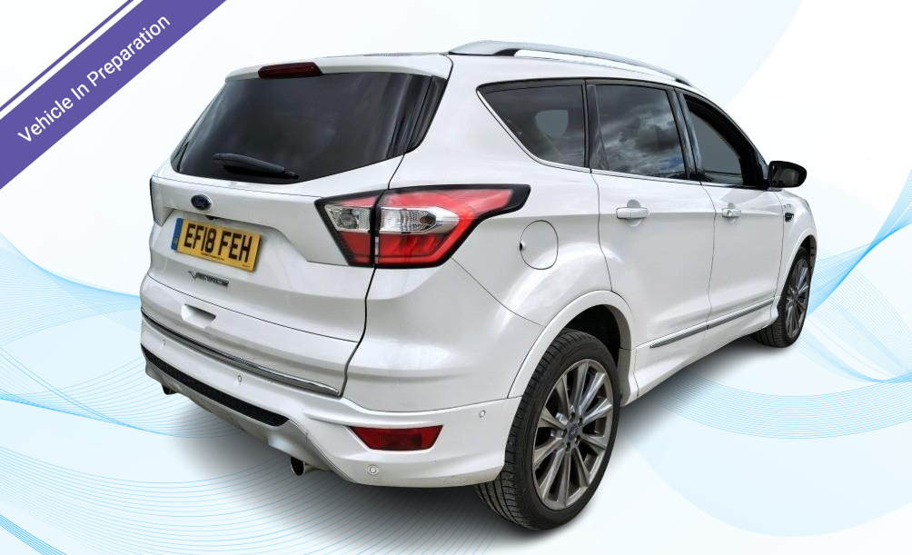 Ford Kuga 2.0 Tdci Vignale White #3