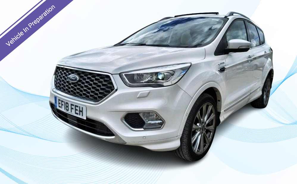 Ford Kuga 2.0 Tdci Vignale White #2