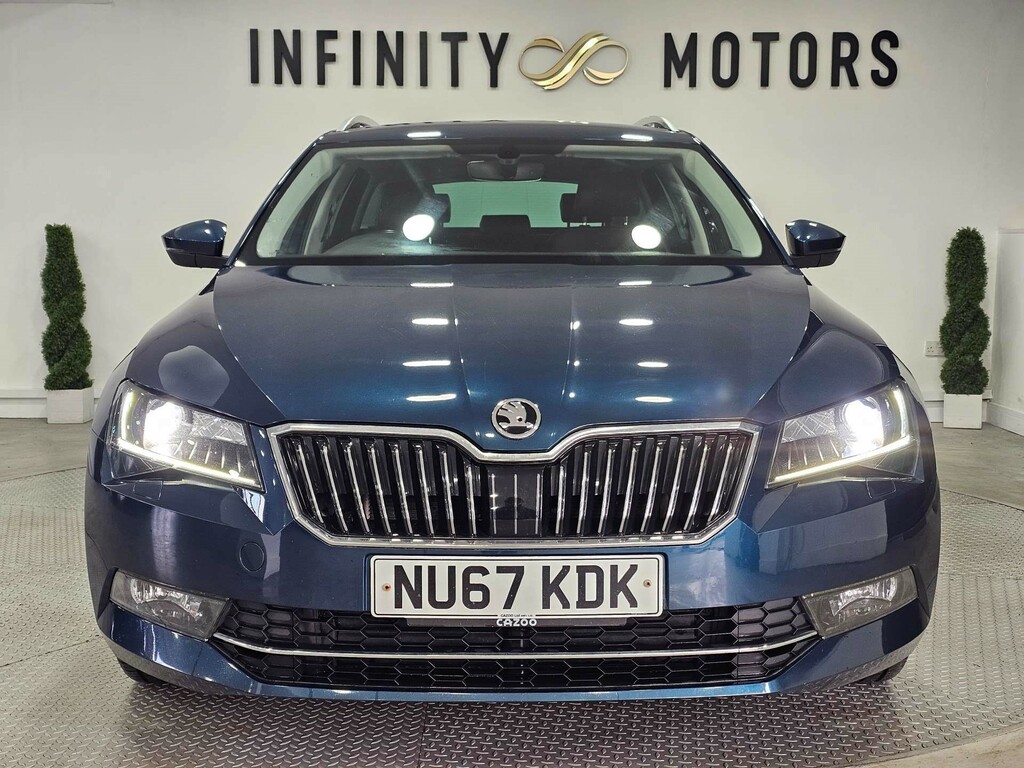 Skoda Superb Se L Executive Tdi NU67KDK Blue #6