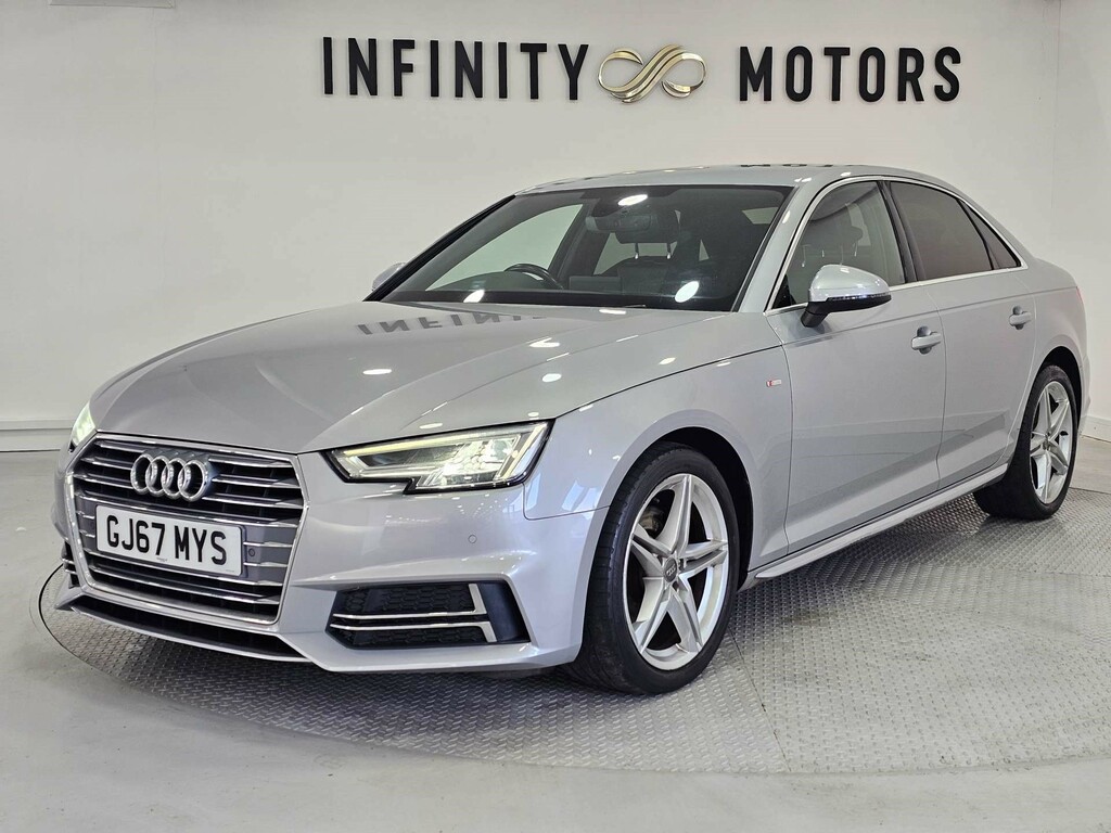 Audi A4 S Line Tdi GJ67MYS Silver #4