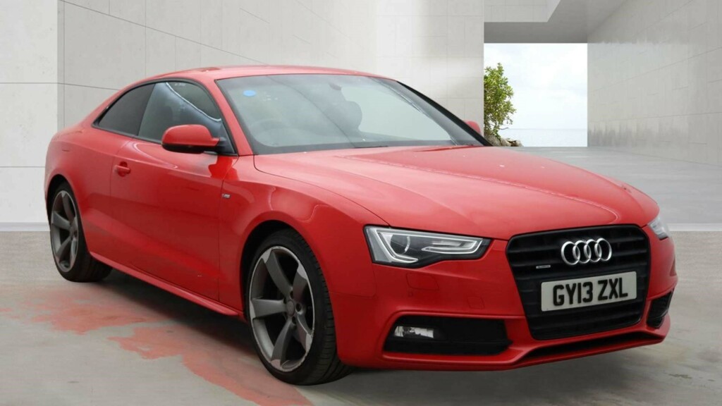 Audi A5 Black Edition Tfsi Quattro 4Wd Red