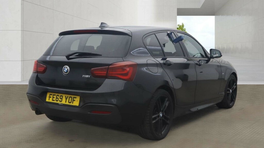 BMW 1 Series 118I M Sport Shadow Edition FE69YOF Black #4