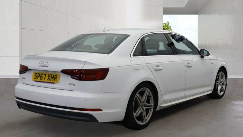 Audi A4 S Line Tfsi SP67XHR White #4