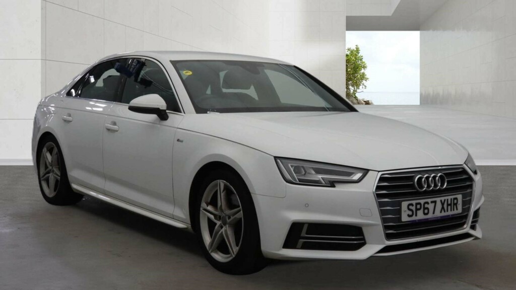 Audi A4 S Line Tfsi White