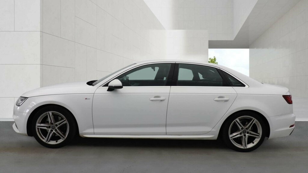 Audi A4 S Line Tfsi SP67XHR White #6