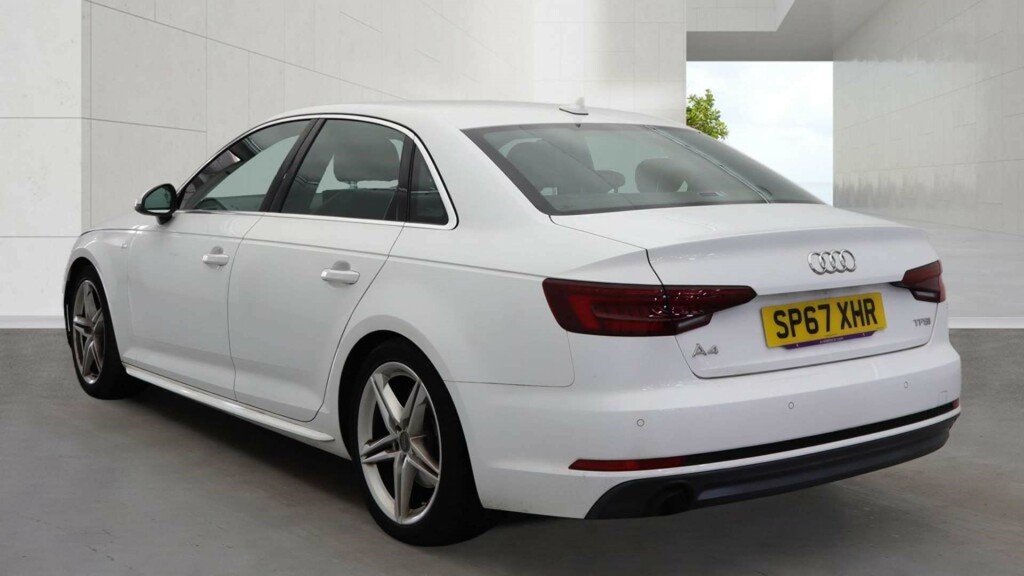 Audi A4 S Line Tfsi SP67XHR White #3
