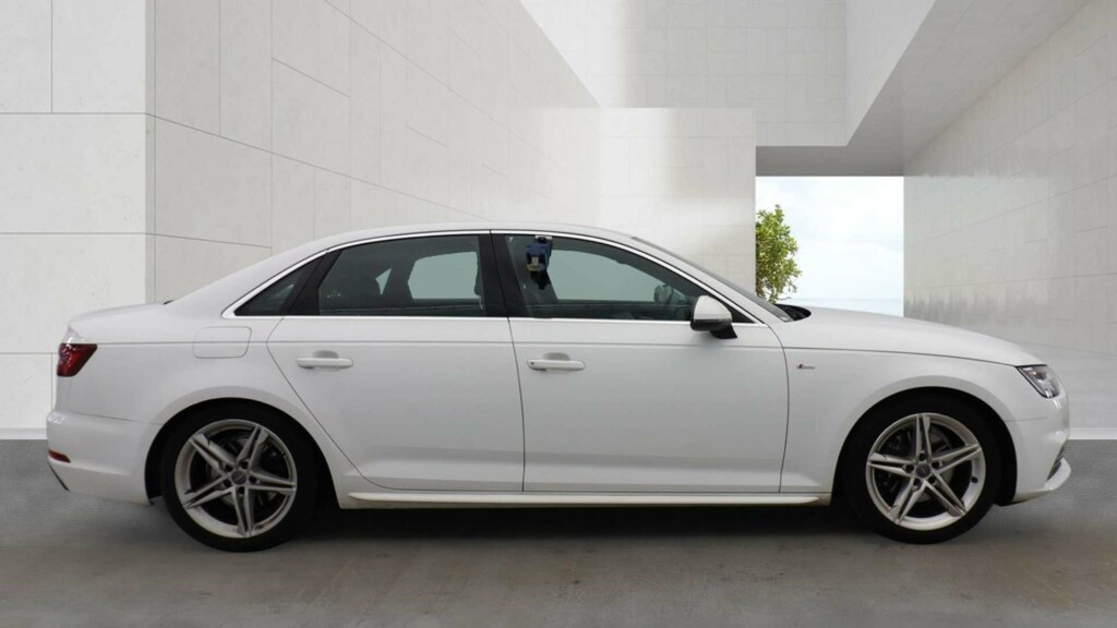Audi A4 S Line Tfsi SP67XHR White #5