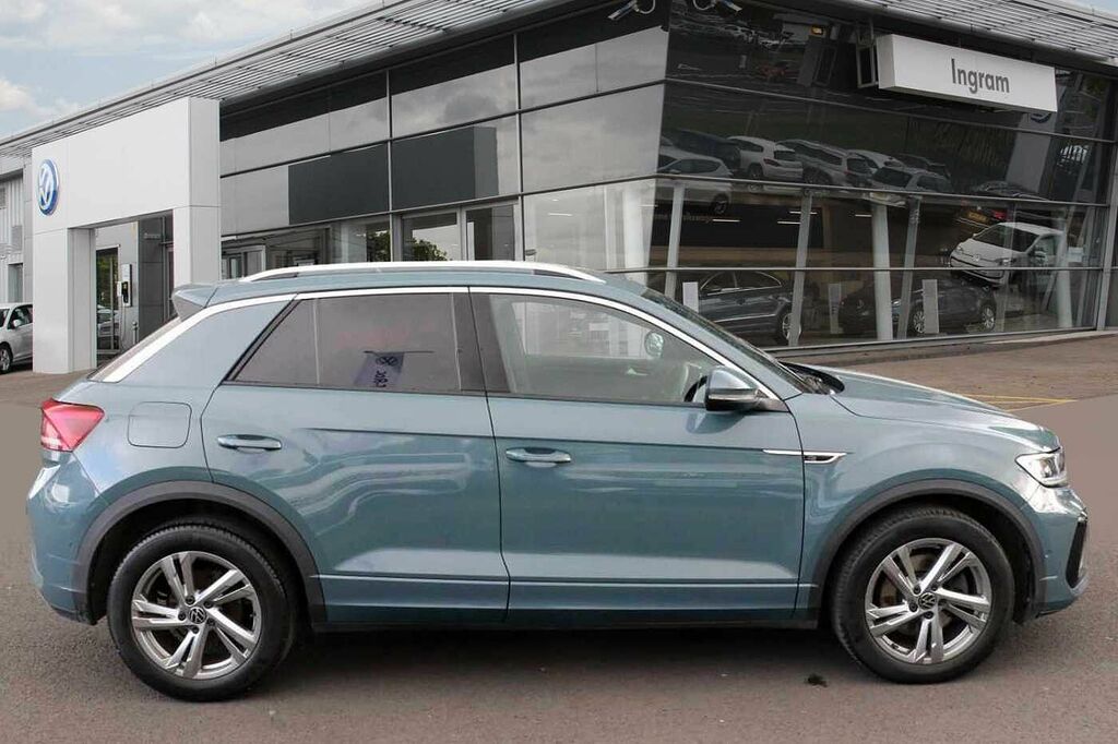 Volkswagen T-Roc 2.0 Tdi 150 Evo R-line Dsg KM72HCP Blue #4