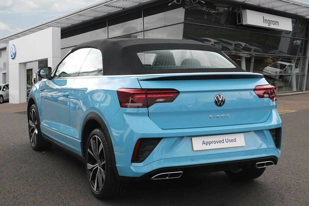 Volkswagen T-Roc 1.5 Tsi R-line Dsg SE73OYN Blue #3
