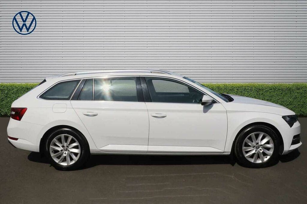 Skoda Superb 2.0 Tdi Cr Se Dsg SE23VSL White #4