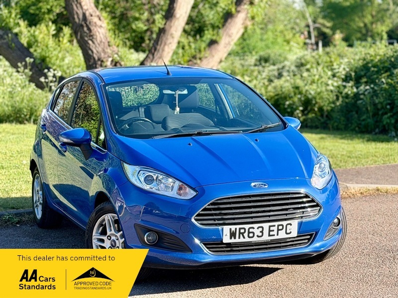 Ford Fiesta 1.25 Zetec Hatchback WR63EPC Blue #4