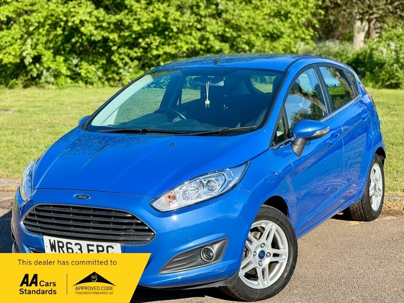 Ford Fiesta 1.25 Zetec Hatchback WR63EPC Blue #2