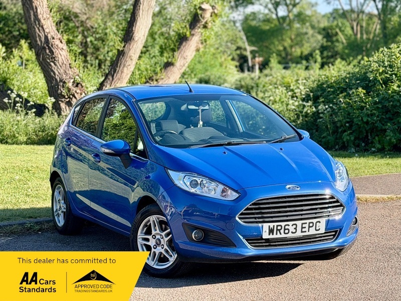 Ford Fiesta 1.25 Zetec Hatchback WR63EPC Blue #3