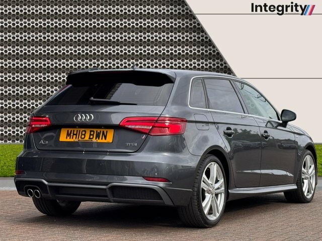 Audi A3 2018 1.5 Tfsi Cod S Line Sportback Manu MH18BWN Grey #3