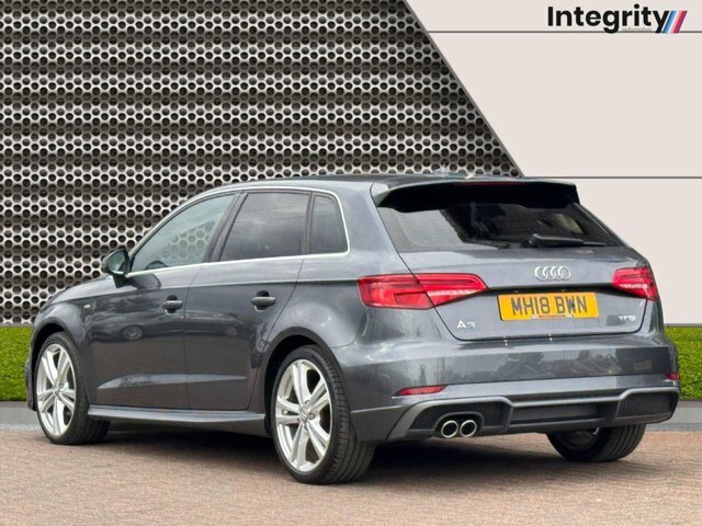 Audi A3 2018 1.5 Tfsi Cod S Line Sportback Manu MH18BWN Grey #5