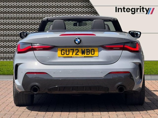 BMW 4 Series 2022 2.0 420I M Sport Convertible GU72WBO Grey #4