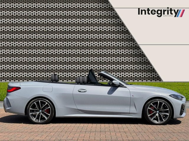 BMW 4 Series 2022 2.0 420I M Sport Convertible GU72WBO Grey #2
