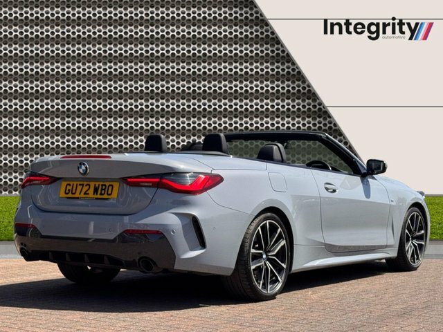 BMW 4 Series 2022 2.0 420I M Sport Convertible GU72WBO Grey #3