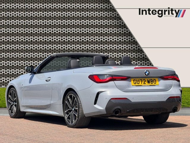 BMW 4 Series 2022 2.0 420I M Sport Convertible GU72WBO Grey #5