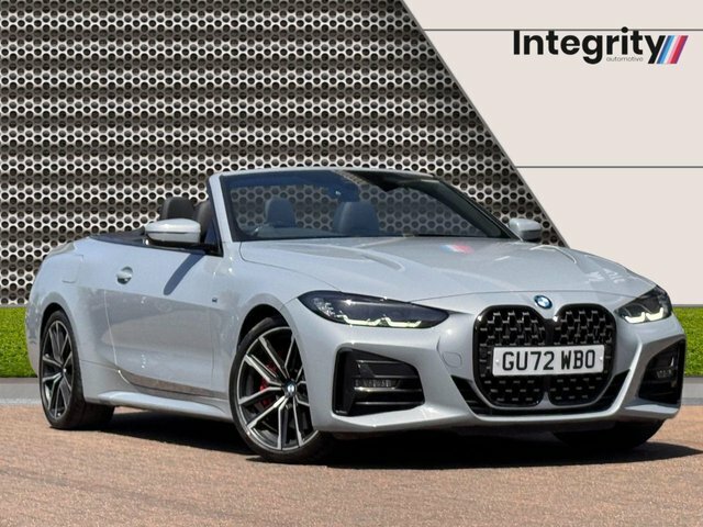 BMW 4 Series 2022 2.0 420I M Sport Convertible Grey