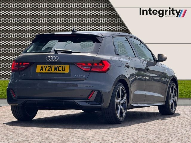 Audi A1 2021 1.0 Tfsi 30 S Line Sportback S Tro D17DBG Grey #3