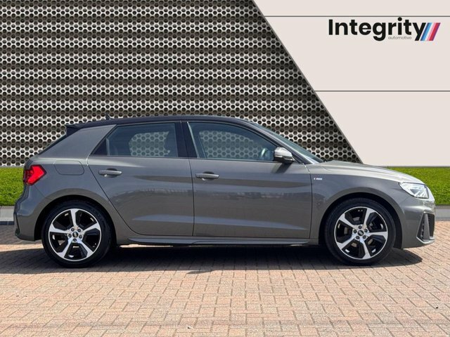 Audi A1 2021 1.0 Tfsi 30 S Line Sportback S Tro D17DBG Grey #2