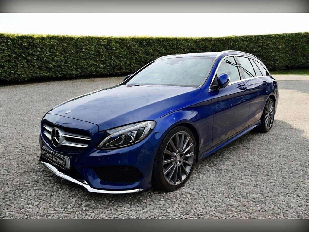 Mercedes-Benz C Class 2.0 C200 Amg Line Estate G-tronic Euro Blue