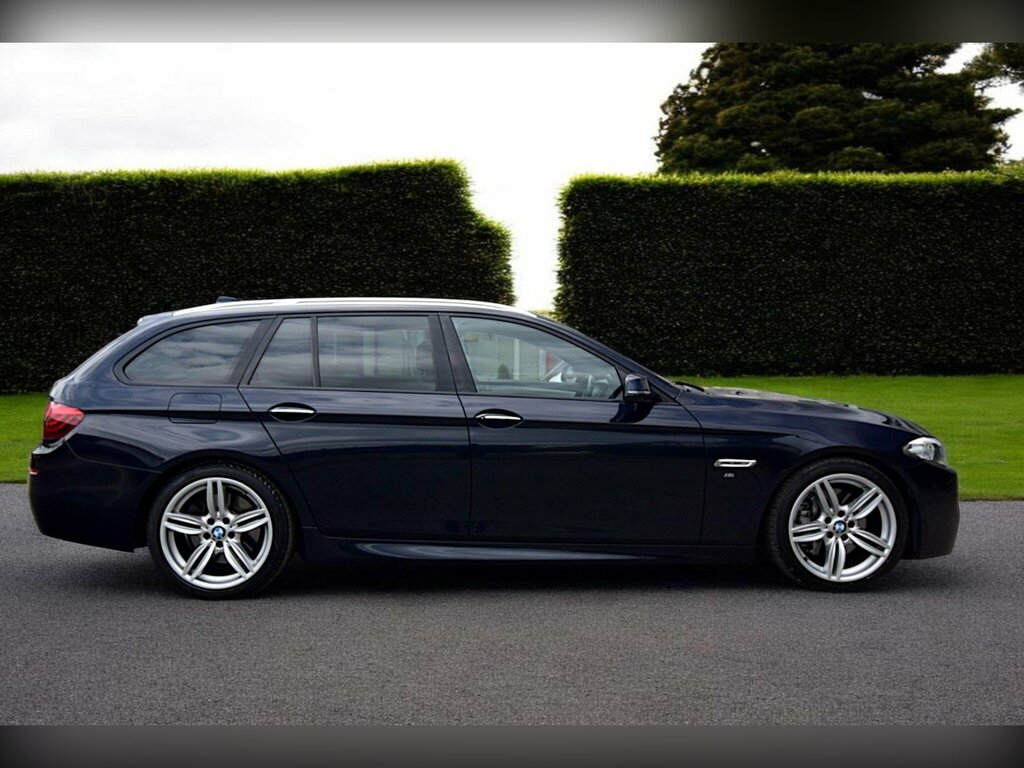 BMW 5 Series 3.0 530D M Sport Touring Euro 6 S Black #2