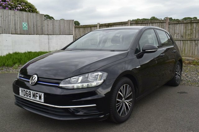 Volkswagen Golf 1.5 Tsi Evo Se Nav Hatchback Dsg Euro 6 YD68MFW Black #3