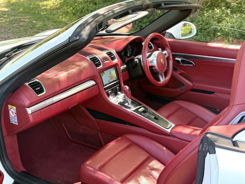 Porsche Boxster 2.7 981 White #4