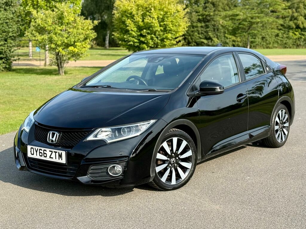 Honda Civic 1.8 I-vtec Se Plus Navi Hatchback Man OY66ZTM Black #6