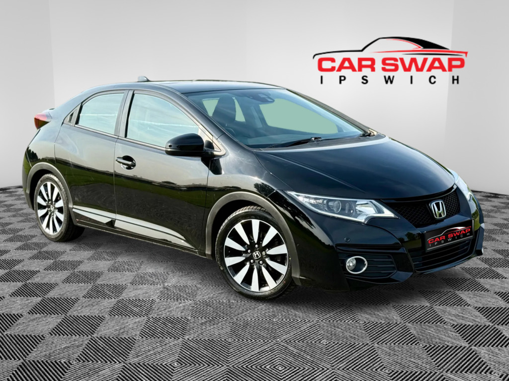 Honda Civic 1.8 I-vtec Se Plus Navi Hatchback Man OY66ZTM Black #4