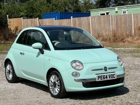 Fiat 500 1.2 500 Lounge PE64VOC Green #2