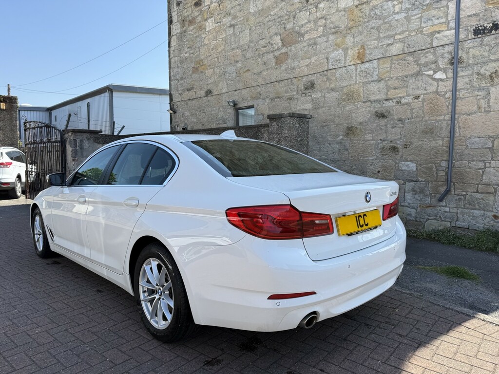 BMW 5 Series Saloon 2.0 520D Se Saloon 2019 SW19FOP White #4