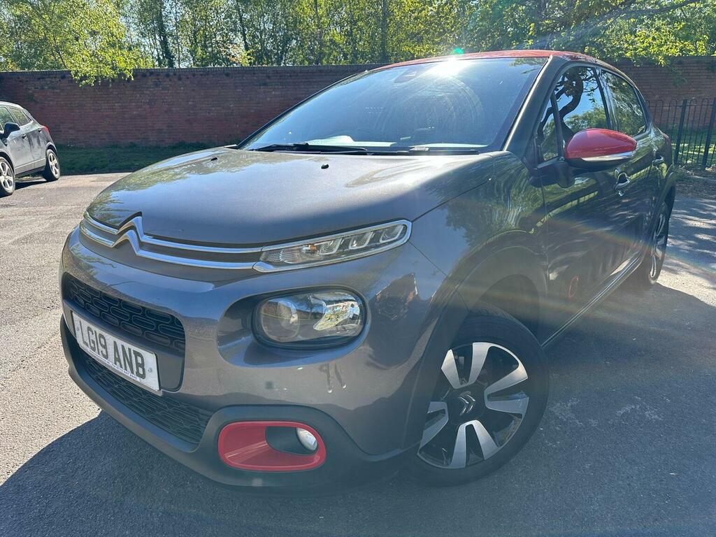 Citroen C3 Hatchback 1.2 Puretech Flair Euro 6 Ss 201 LG19ANB Grey #3