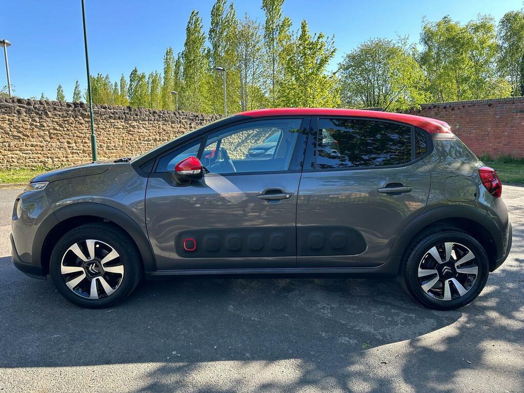 Citroen C3 Hatchback 1.2 Puretech Flair Euro 6 Ss 201 LG19ANB Grey #5