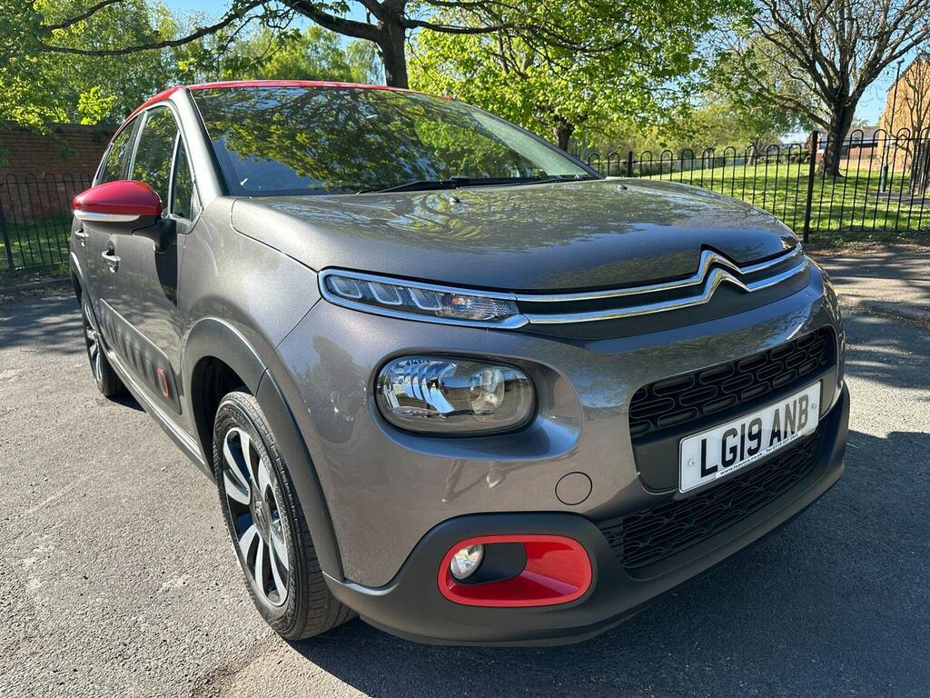 Citroen C3 Hatchback 1.2 Puretech Flair Euro 6 Ss 201 LG19ANB Grey #4