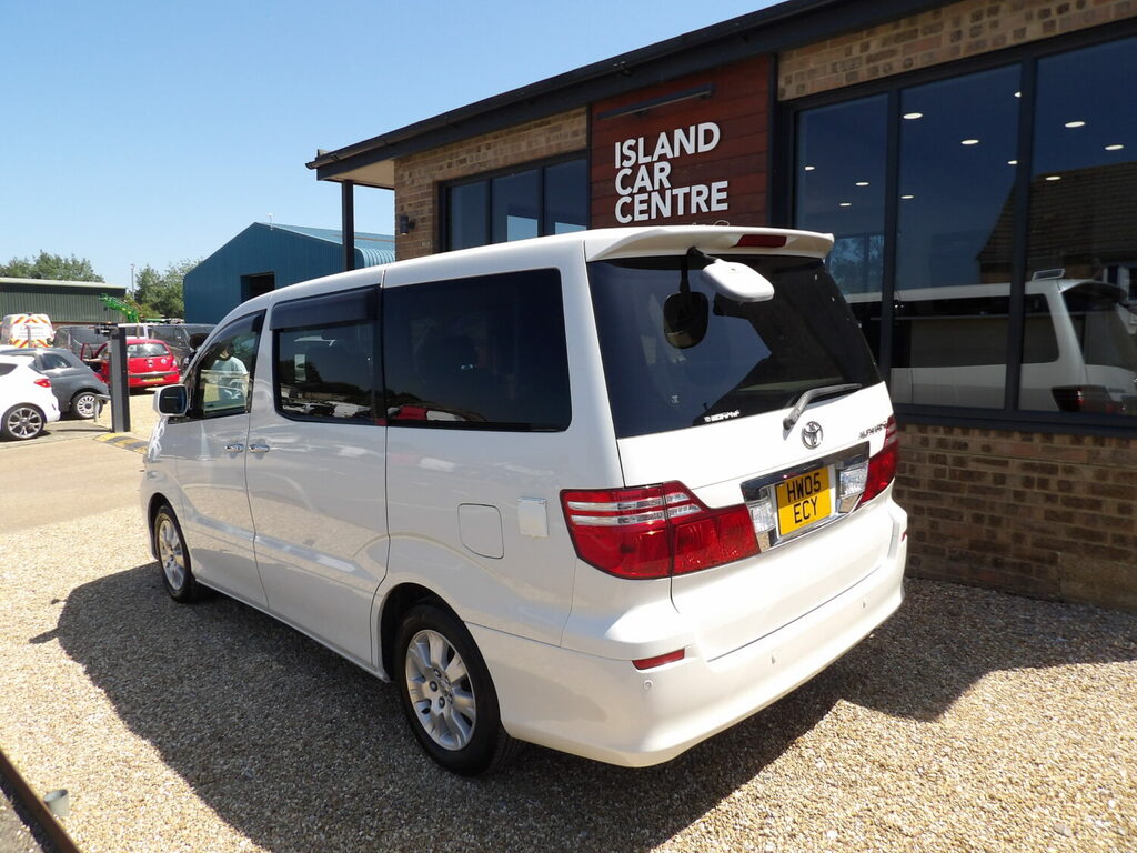 Toyota Alphard 2.3 Engine Day Camper Van Low M White #4