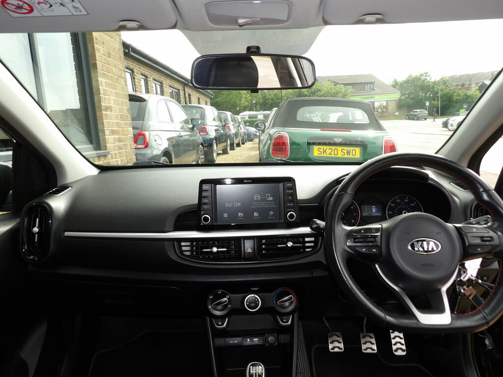Kia Picanto Hatchback 1.0T Gdi Gt-line GY68KAO Black #6