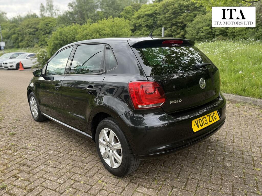 Volkswagen Polo 1.2 Match Hatchback Euro 5 60 P VO13ZVG Black #5