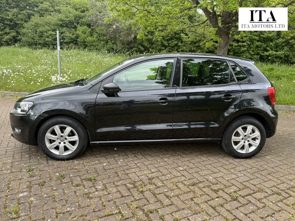 Volkswagen Polo 1.2 Match Hatchback Euro 5 60 P VO13ZVG Black #4