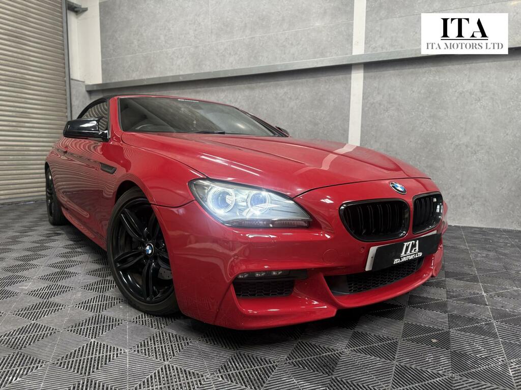 BMW 6 Series 3.0 640D M Sport Convertible Euro Red