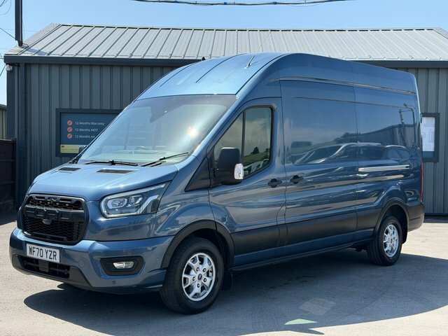 Ford Transit Custom 2.0 350 Ecoblue Limited Panel Van WF70YZR Blue #2