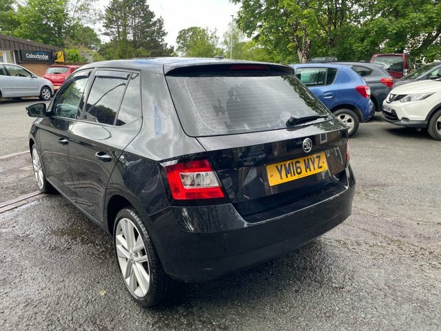 Skoda Fabia 1.2 Tsi Se L Hatchback Euro 6 S YM16MYZ Black #3