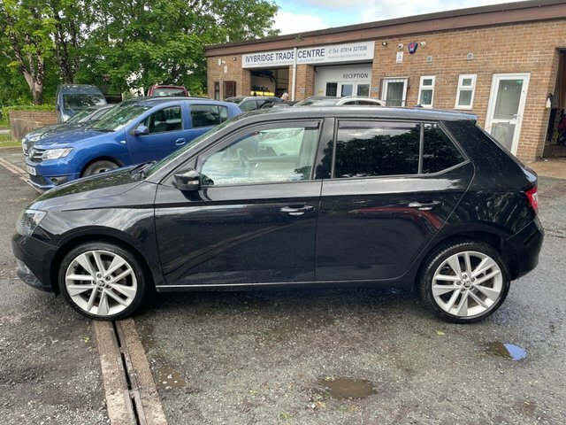 Skoda Fabia 1.2 Tsi Se L Hatchback Euro 6 S YM16MYZ Black #2