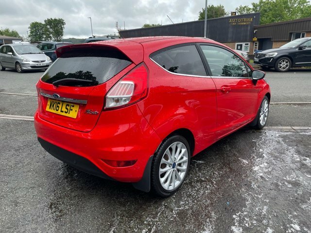 Ford Fiesta 1.5 Tdci Titanium X Hatchback Eu WK16LSF Red #5