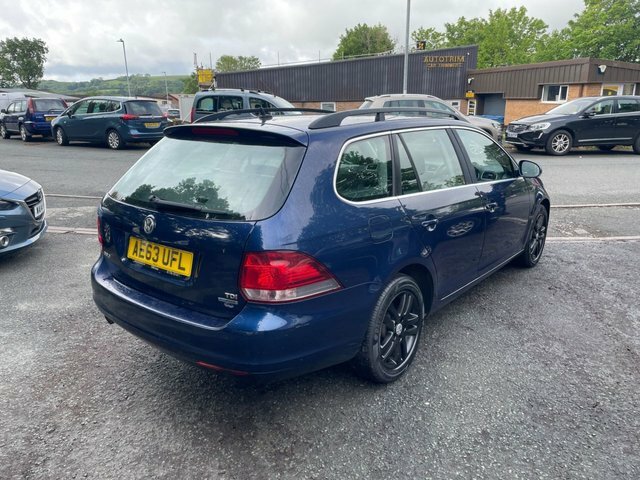 Volkswagen Golf 1.6 Tdi Se Estate Euro 5 105 Ps AE63UFL Blue #4