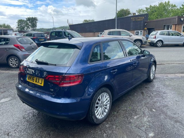 Audi A3 2.0 Tdi Se Technik Sportback Eur WK16AXJ Blue #6