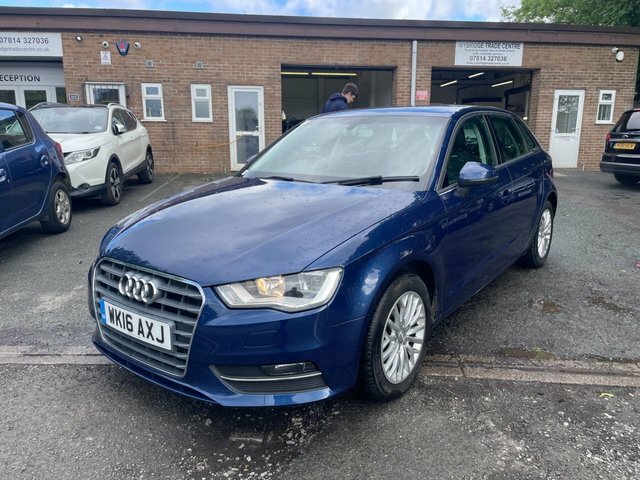 Audi A3 2.0 Tdi Se Technik Sportback Eur WK16AXJ Blue #2